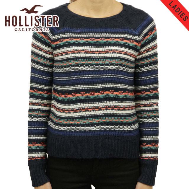 20%OFFクーポンセール 【利用期間 12/13 0:00〜12/19 9:59】 ホリスター セーター レディース 正規品 HOLLISTER Patterned Crew Sweater 350-507-0569-228 D20S30 クリスマス プレゼント ラッピング