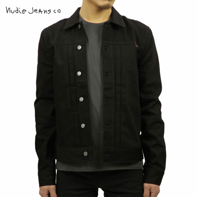 nudie black denim jacket