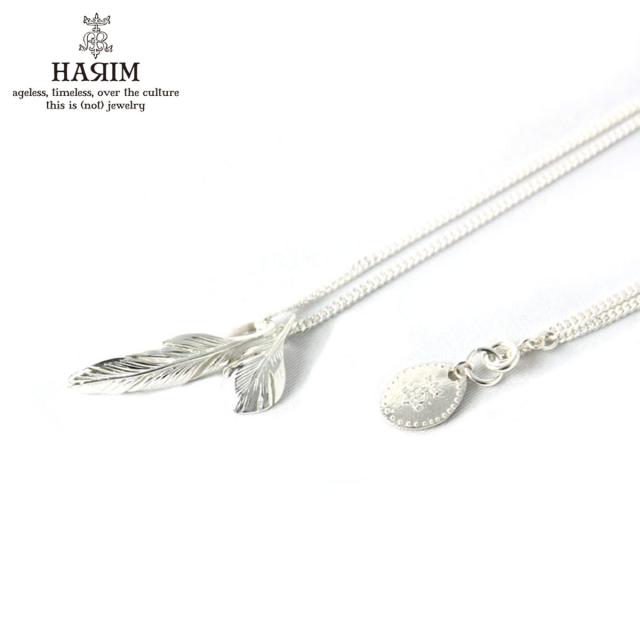 ハリム HARIM 正規販売店 ネックレス SLENDER FEATHERS　HALF VERY SHINE RP SILVER 925 NECKLACE HRP105 RP 父の日 プレゼント ラッピング
