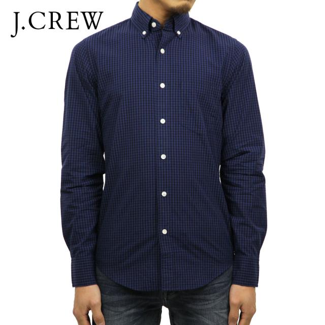 ジェイクルー シャツ メンズ 正規品 J.CREW 長袖シャツ WASHED SHIRT IN MINI-GINGHAM b8636 D00S20 クリスマス プレゼント ラッピング