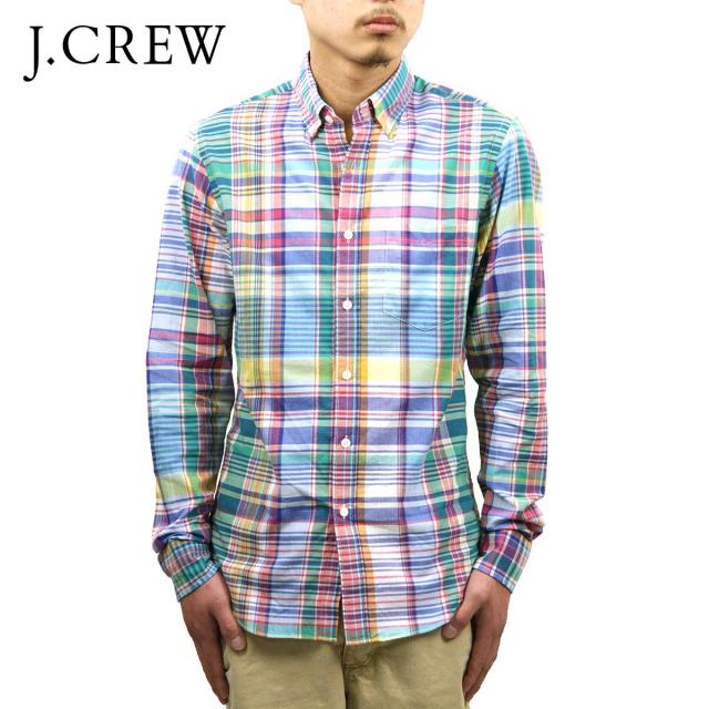 ジェイクルー シャツ メンズ 正規品 J.CREW 長袖シャツ SUMMER PLAID SHIRT 44917 D00S20 クリスマス プレゼント ラッピング