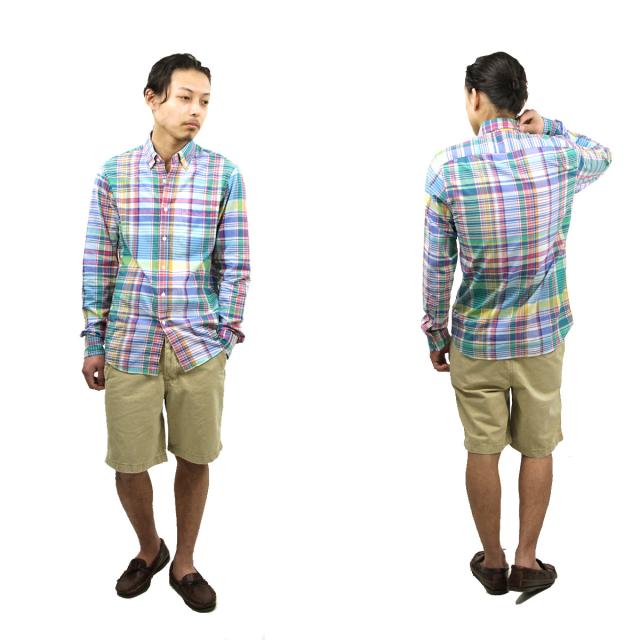 20%OFFセール 【販売期間 5/7 10:00〜5/16 9:59】 ジェイクルー シャツ メンズ 正規品 J.CREW 長袖シャツ SUMMER PLAID SHIRT 44917 D00S20_4