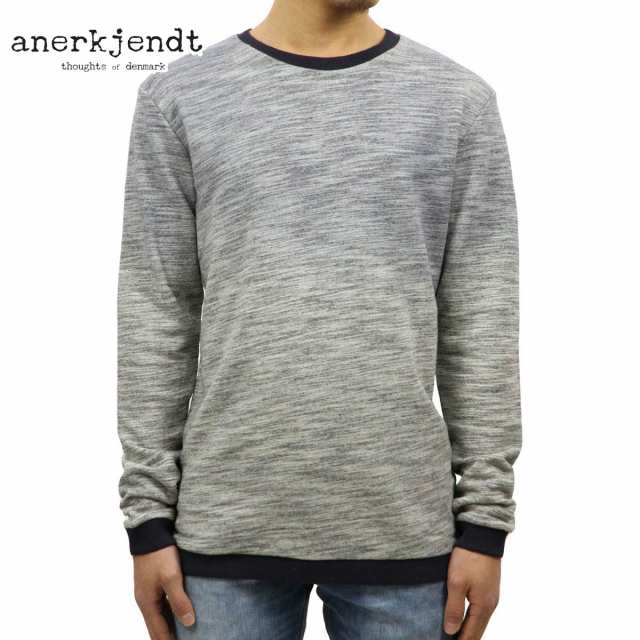 アナケット スウェット メンズ 正規販売店 ANERKJENDT トレーナー ORRI SWEAT 9516726 STEEL GREY MEL A D00S20の通販は