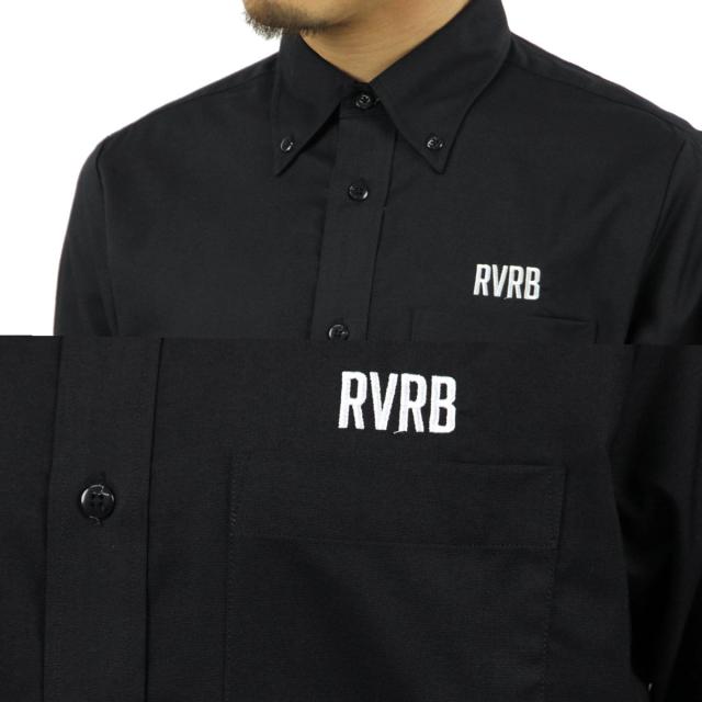 リバーサル シャツ メンズ 正規販売店 REVERSAL rvddw 長袖シャツ CHANNEL OX BB SHIRTS rvsf16aw006 SURF BLACK D00S20_2