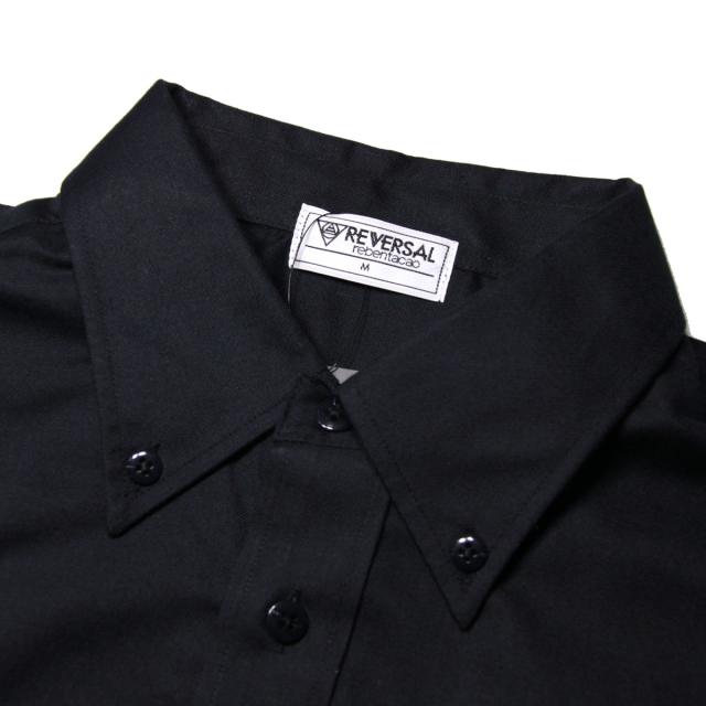 リバーサル シャツ メンズ 正規販売店 REVERSAL rvddw 長袖シャツ CHANNEL OX BB SHIRTS rvsf16aw006 SURF BLACK D00S20_3