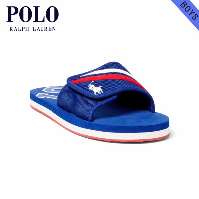 ポロ ラルフローレン キッズ サンダル ボーイズ 子供服 正規品 POLO RALPH LAUREN CHILDREN FERRY SLIDE III FLIP-FLOP 91908406 D00S20