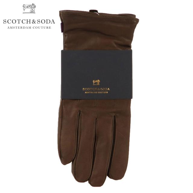 スコッチアンドソーダ SCOTCH＆SODA 正規販売店 手袋 Classic leather gloves 101873 07 D00S20 クリスマス プレゼント ラッピング