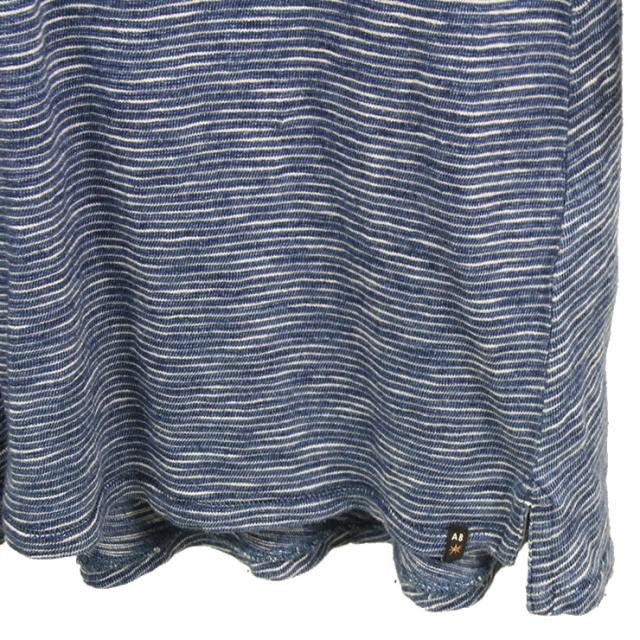 【ポイント10倍 4/23 0:00〜4/29 9:59】 メゾンスコッチ MAISON SCOTCH 正規販売店 レディース 七分袖Tシャツ Striped indigo Tee in A-line fit. 100221 A D00S20_4