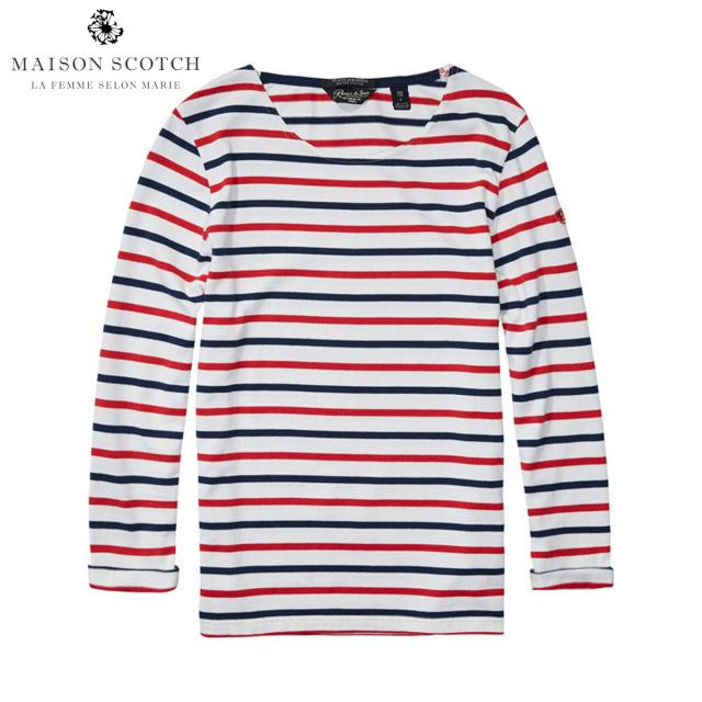 メゾンスコッチ レディース Tシャツ ロンT 正規販売店 MAISON
