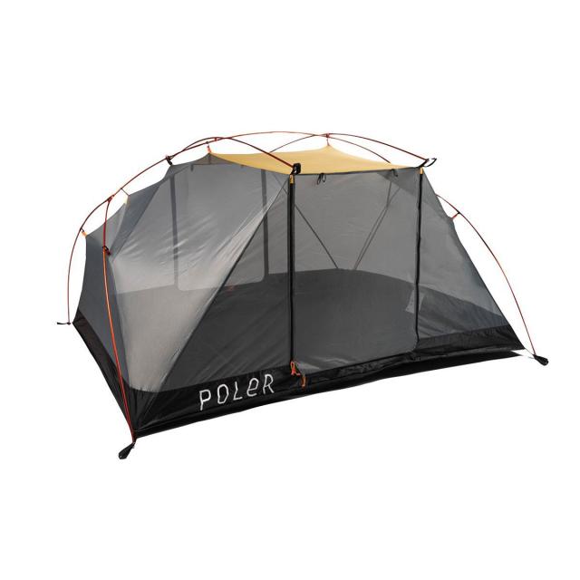 ポーラー テント 正規販売店 POLER 二人用テント アウトドア ドーム型テント 2 MAN TENTS 211EQU5201 GOLD_1