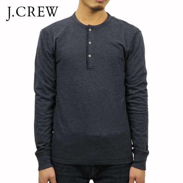 ジェイクルー ロンT メンズ 正規品 J.CREW 長袖Tシャツ MARLED COTTON HENLEY 02938 D00S20の通販は