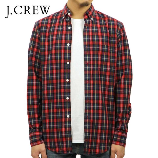 ジェイクルー シャツ メンズ 正規品 J.CREW 長袖シャツ WASHED SHIRT IN MEDIUM PLAID 44726 D00S20 クリスマス プレゼント ラッピング