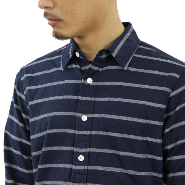 【ポイント10倍 5/7 10:00〜5/16 9:59】 アバクロ シャツ メンズ 正規品 Abercrombie＆Fitch 長袖シャツ Stripe Cotton Shirt 125-168-2180-228 D00S20_2