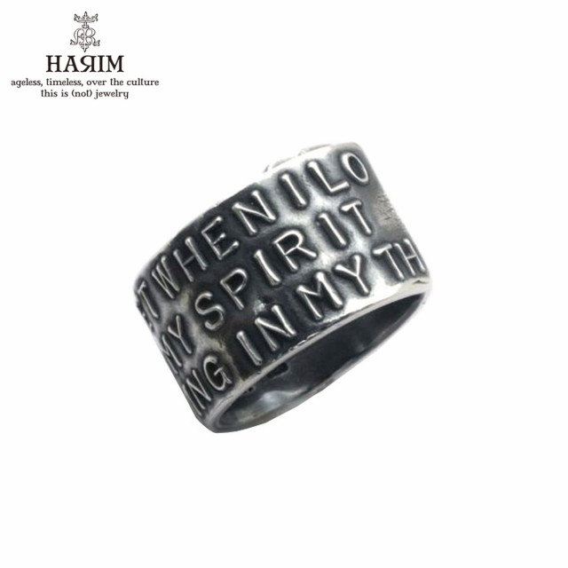 ハリム HARIM 指輪 リング STAIRWAY TO HEAVEN WIDE RING HRR037 SV SILVER 925 OXIDIZED BLACK