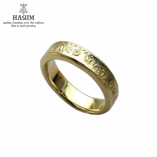 ハリム HARIM 指輪 リング STAIRWAY TO HEAVEN NARROW RING HRR038 GP SILVER 925 K18YG GOLD PLATINGの通販は 11,955円