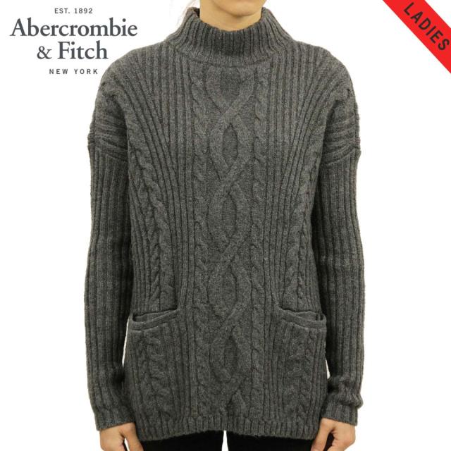 アバクロ セーター レディース 正規品 Abercrombie＆Fitch BOXY CABLE TURTLENECK SWEATER 150-490-0797-122 D00S20 クリスマス プレゼント ラッピング