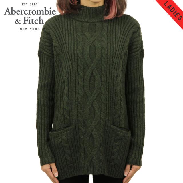 アバクロ セーター レディース 正規品 Abercrombie＆Fitch BOXY CABLE TURTLENECK SWEATER 150-490-0797-330 D00S20 クリスマス プレゼント ラッピング