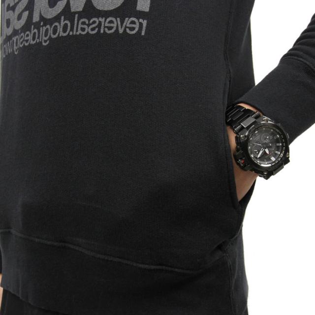 リバーサル パーカー メンズ 正規販売店 REVERSAL rvddw プルオーバーパーカー WATERPROOF SWEAT REVERSE PARKA rv17ss035a BLACK_6