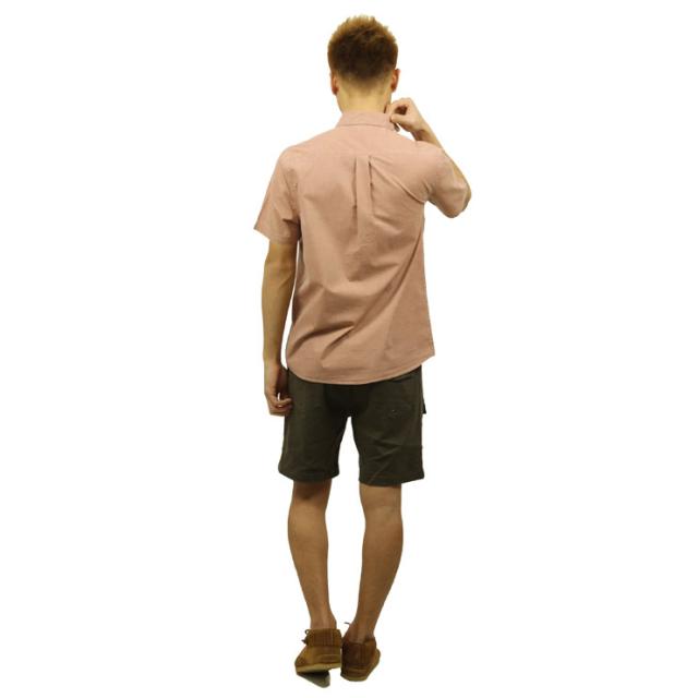 20%OFFクーポンセール 【利用期間 5/7 10:00〜5/16 9:59】 ポーラー シャツ メンズ 正規販売店 POLER 半袖シャツ WASHED UP S/S WOVEN 717105-PNK DUSTY PINK D00S15_8
