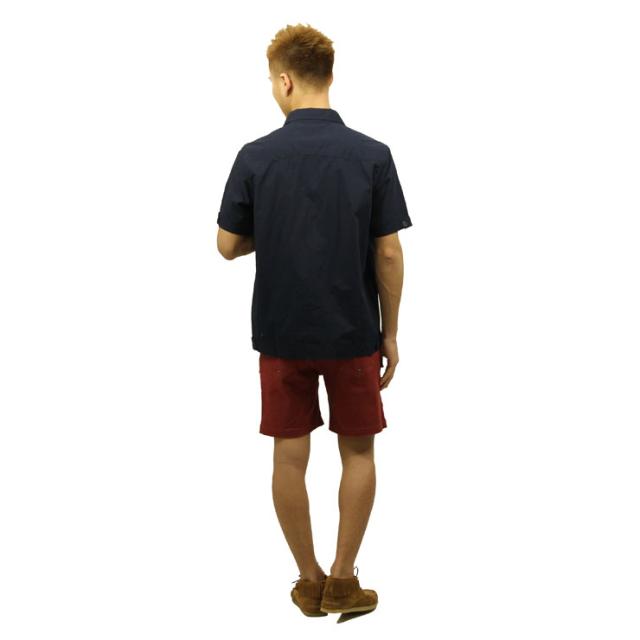 【ポイント10倍 5/7 10:00〜5/16 9:59】 ポーラー シャツ メンズ 正規販売店 POLER 半袖シャツ KEROUAC S/S WOVEN 717107-NVY NAVY D00S15_8