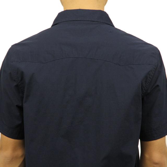 【ポイント10倍 5/7 10:00〜5/16 9:59】 ポーラー シャツ メンズ 正規販売店 POLER 半袖シャツ KEROUAC S/S WOVEN 717107-NVY NAVY D00S15_4