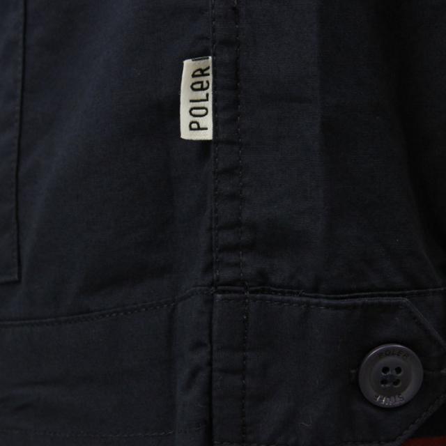 【ポイント10倍 5/7 10:00〜5/16 9:59】 ポーラー シャツ メンズ 正規販売店 POLER 半袖シャツ KEROUAC S/S WOVEN 717107-NVY NAVY D00S15_6