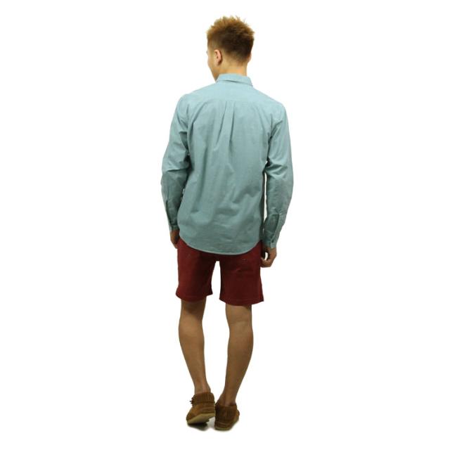 ポーラー シャツ メンズ 正規販売店 POLER 長袖シャツ WASHED UP L/S WOVEN 717106-GRN GREEN_8
