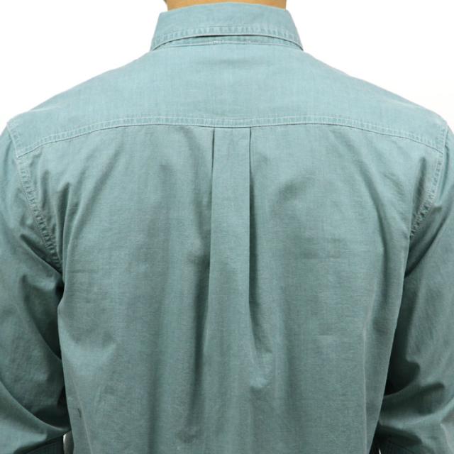 ポーラー シャツ メンズ 正規販売店 POLER 長袖シャツ WASHED UP L/S WOVEN 717106-GRN GREEN_3