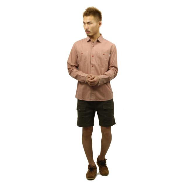 20%OFFクーポンセール 【利用期間 5/7 10:00〜5/16 9:59】 ポーラー シャツ メンズ 正規販売店 POLER 長袖シャツ WASHED UP L/S WOVEN 717106-PNK DUSTY PINK D00S15_7