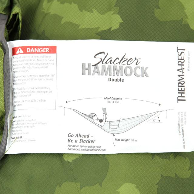 【ポイント10倍 5/7 10:00〜5/16 9:59】 ポーラー POLER 正規販売店 アウトドア ハンモック SLACKER DOUBLE HAMMOCK 09371 GREEN CAMO D00S15_3