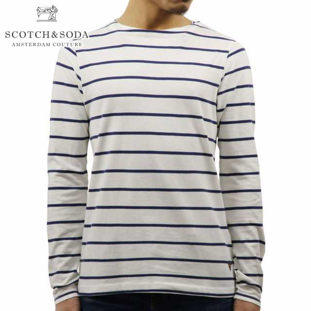 【ポイント10倍 2/18 10:00〜2/25 9:59】 スコッチアンドソーダ ロンT メンズ 正規販売店 SCOTCH＆SODA 長袖Tシャツ LONG FIT T-SHIRT 136436 0217 COMBO A D00S15の通販は