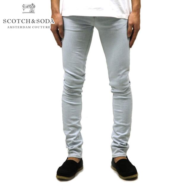 スコッチアンドソーダ ジーンズ メンズ 正規販売店 SCOTCH＆SODA ジーパン SKIM JEANS - LIQUID SUNSHINE SKINNY FIT 135090 TZ LIQUID クリスマス プレゼント ラッピング