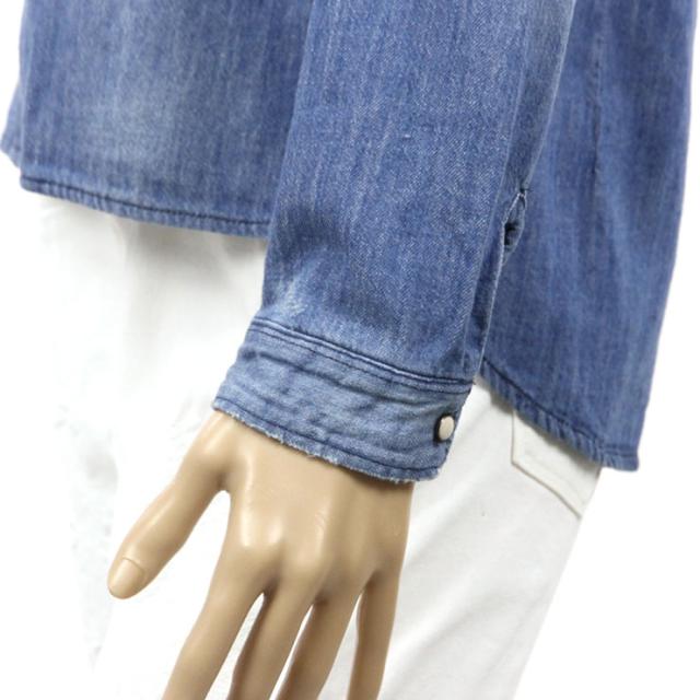 メゾンスコッチ MAISON SCOTCH 正規販売店 レディース 長袖シャツ BLUE