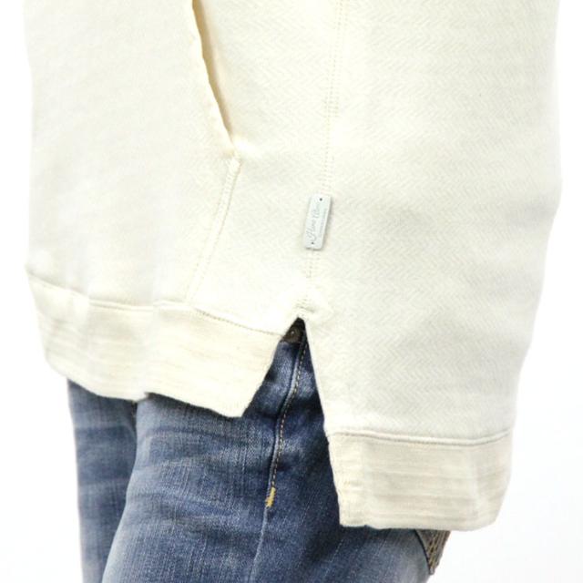 メゾンスコッチ MAISON SCOTCH 正規販売店 レディース ジップアップパーカー ZIP-THROUGH TWISTED HOODIE  ALONE 134839 5 ECRU 20%OFFセール 【販売期間 7/13 0:00〜7/26 9:59】 メゾン