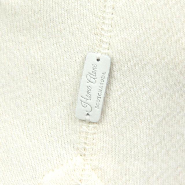 メゾンスコッチ MAISON SCOTCH 正規販売店 レディース ジップアップパーカー ZIP-THROUGH TWISTED HOODIE  ALONE 134839 5 ECRU 20%OFFセール 【販売期間 7/13 0:00〜7/26 9:59】 メゾン