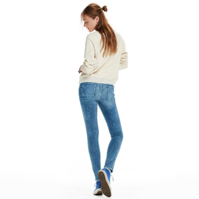 メゾンスコッチ MAISON SCOTCH 正規販売店 レディース ジーンズ LA BOHEMIENNE - LIGHT CLOUD NINE MID RISE SKINNY FIT 135200 2E LIGHT C D00S15 父の日 プレゼント ラッピング_4