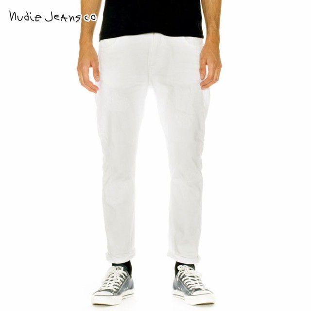 ヌーディージーンズ ジーンズ メンズ 正規販売店 Nudie Jeans ジーパン BRUTE KNUT PITCH WHITE 745 1124180のサムネイル