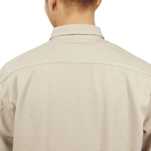 ヌーディージーンズ シャツ メンズ 正規販売店 Nudie Jeans 長袖シャツ CALLE SHIRT SAND B35 140476 D00S15 父の日 プレゼント ラッピング_7