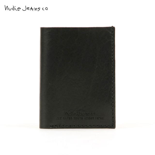 ヌーディージーンズ Nudie Jeans 正規販売店 カードケース IVARSSON CARD WALLET BLACK B01 180697 D00S15 クリスマス プレゼント ラッピング