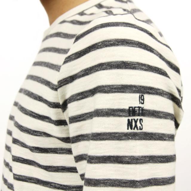 ノーエクセス ロンT メンズ 正規販売店 NO EXCESS 長袖Tシャツ LONG SLEEVE STRIPE TEE BLACK 160103 020 D00S15 クリスマス プレゼント ラッピング ノーエクセス ロンT メンズ 正規販売店 NO EXCESS 長袖Tシャツ LONG