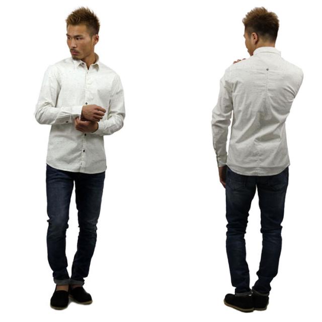 【ポイント10倍 6/7 10:00〜6/12 9:59】 ノーエクセス NO EXCESS 正規販売店 メンズ ドレスシャツ STRETCH SHIRT WHITE 480208 010 父の日 プレゼント ラッピング_8