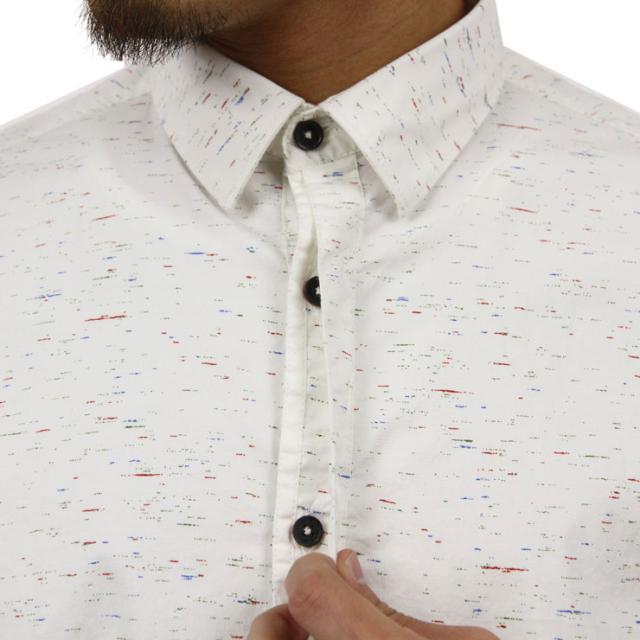 【ポイント10倍 6/7 10:00〜6/12 9:59】 ノーエクセス NO EXCESS 正規販売店 メンズ ドレスシャツ STRETCH SHIRT WHITE 480208 010 父の日 プレゼント ラッピング_4