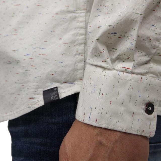 【ポイント10倍 6/7 10:00〜6/12 9:59】 ノーエクセス NO EXCESS 正規販売店 メンズ ドレスシャツ STRETCH SHIRT WHITE 480208 010 父の日 プレゼント ラッピング_5