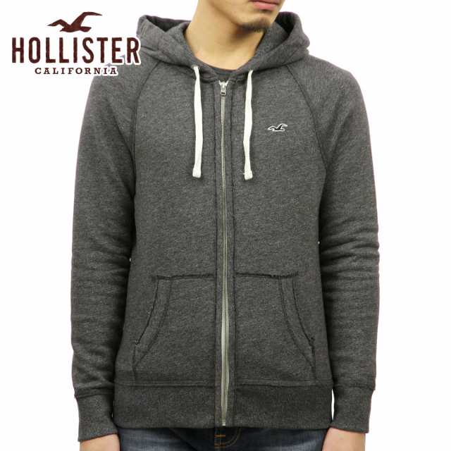 hollister black and grey hoodie