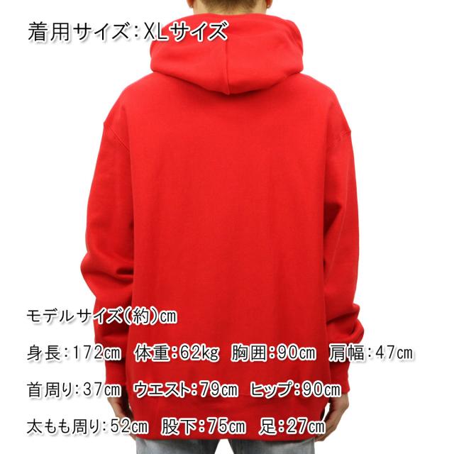チャンピオン CHAMPION 正規品 メンズ リバースウィーブ プルオーバーパーカー REVERSE WEAVE HEAVYWEIGHT 12oz PULLOVER HOODIE GF68 TEAM RED SCARLET_1