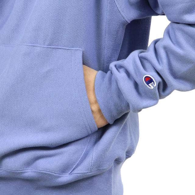 チャンピオン パーカー メンズ 正規品 CHAMPION リバースウィーブ プルオーバーパーカー REVERSE WEAVE HEAVYWEIGHT 12oz PULLOVER HOODIE GF68 1PR FRONTIER BLUE_5