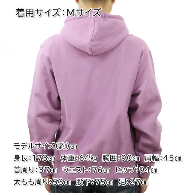チャンピオン CHAMPION 正規品 メンズ リバースウィーブ プルオーバーパーカー REVERSE WEAVE HEAVYWEIGHT 12oz PULLOVER HOODIE GF68 XW6 TINTED LAVENDER_1