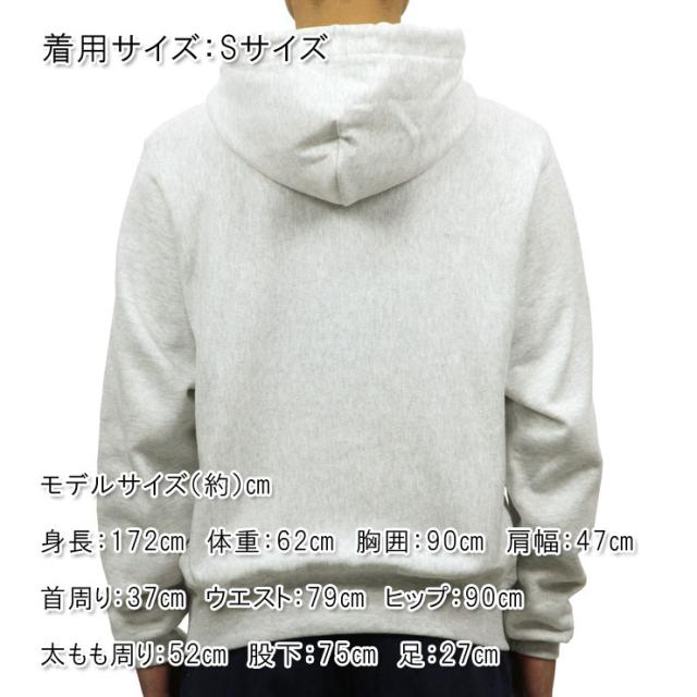 チャンピオン CHAMPION 正規品 メンズ リバースウィーブ プルオーバーパーカー REVERSE WEAVE HEAVYWEIGHT 12oz PULLOVER HOODIE GF68 GFS SILVER GREY_1