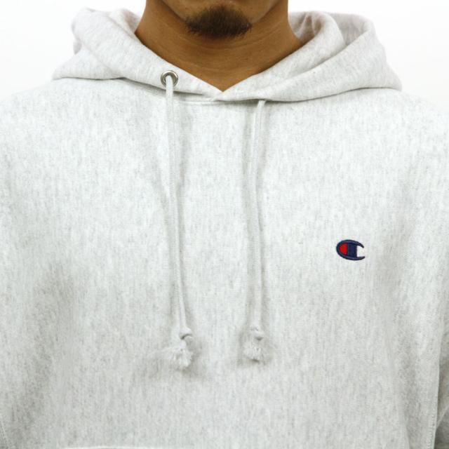 チャンピオン CHAMPION 正規品 メンズ リバースウィーブ プルオーバーパーカー REVERSE WEAVE HEAVYWEIGHT 12oz PULLOVER HOODIE GF68 GFS SILVER GREY_2