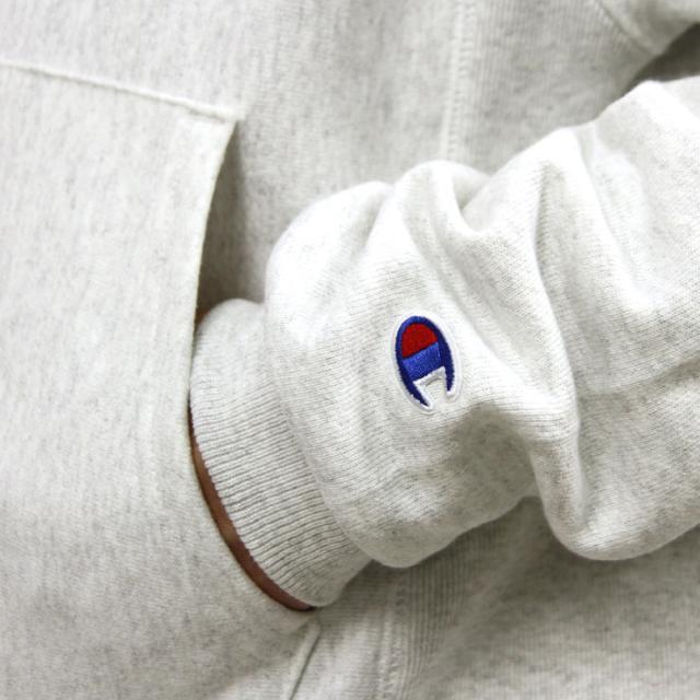 チャンピオン CHAMPION 正規品 メンズ リバースウィーブ プルオーバーパーカー REVERSE WEAVE HEAVYWEIGHT 12oz PULLOVER HOODIE GF68 GFS SILVER GREY_4